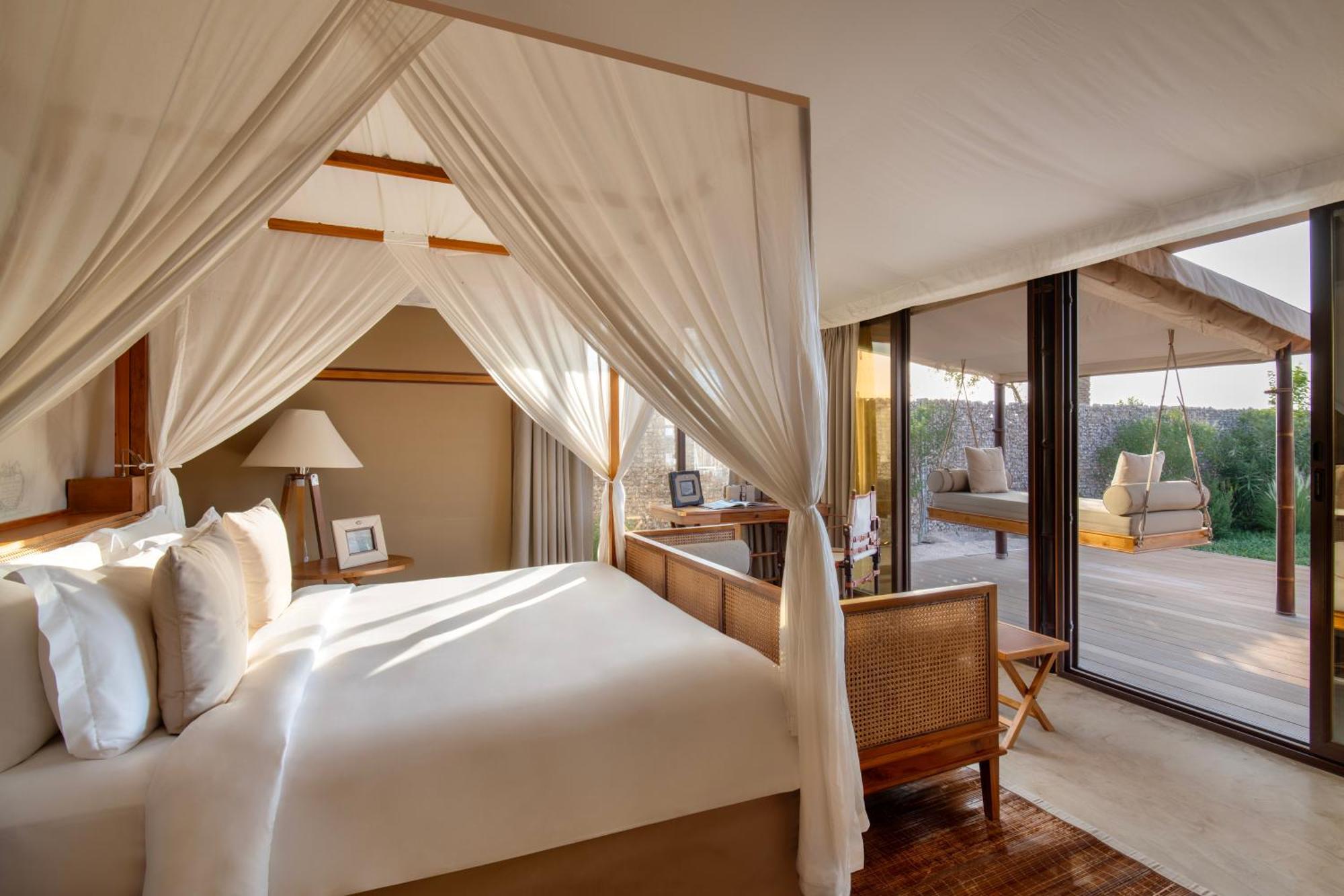 The Outpost Al Barari Camp Hotel Mesaieed Exterior photo