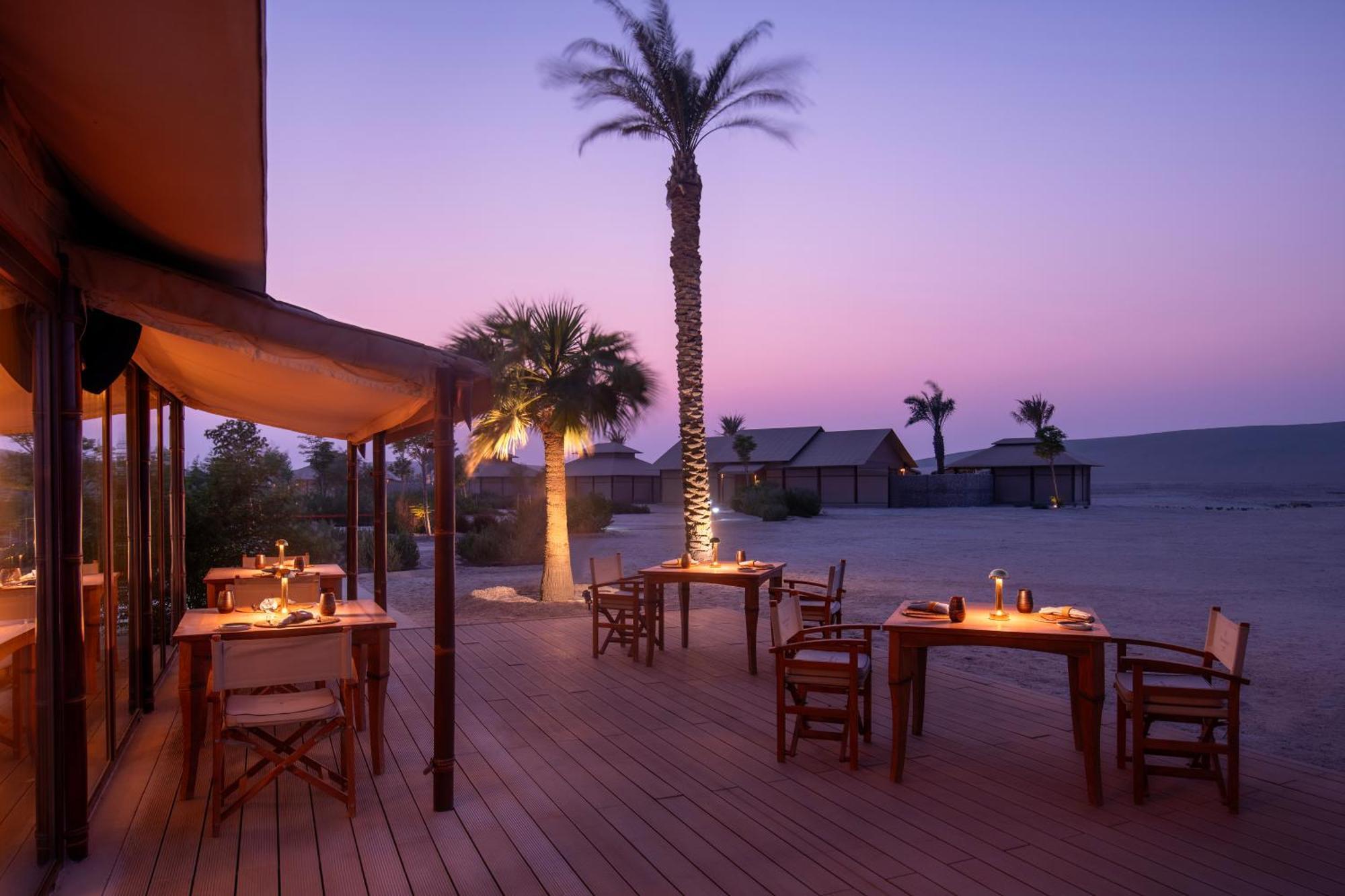 The Outpost Al Barari Camp Hotel Mesaieed Exterior photo